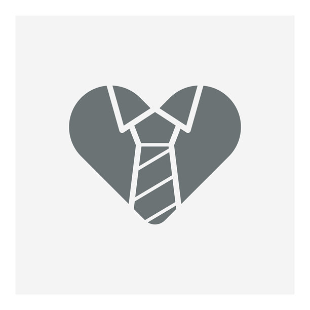 父亲节爱心衬衫图标图片下载