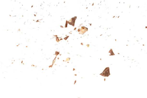 地板上散落着巧克力污渍的照片图片下载