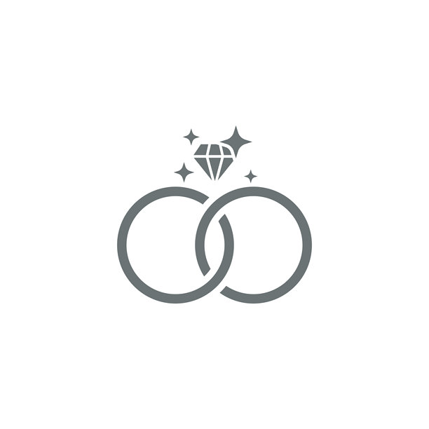 结婚戒指图标图片下载