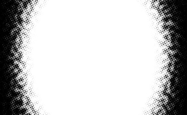 垂直黑色半色调边框，中间留有复制空间图片下载