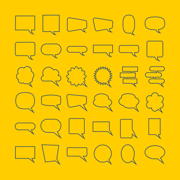 气泡图标图片下载