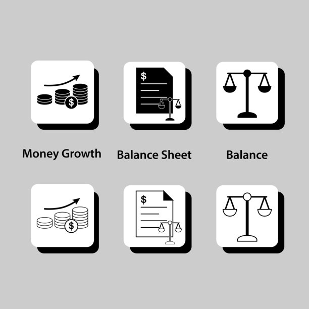 该图片是六个不同图标的集合图片下载