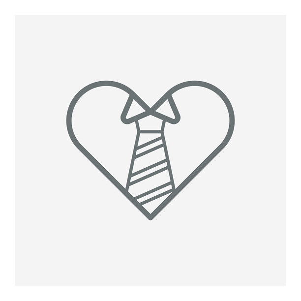 父亲节爱心衬衫图标图片下载