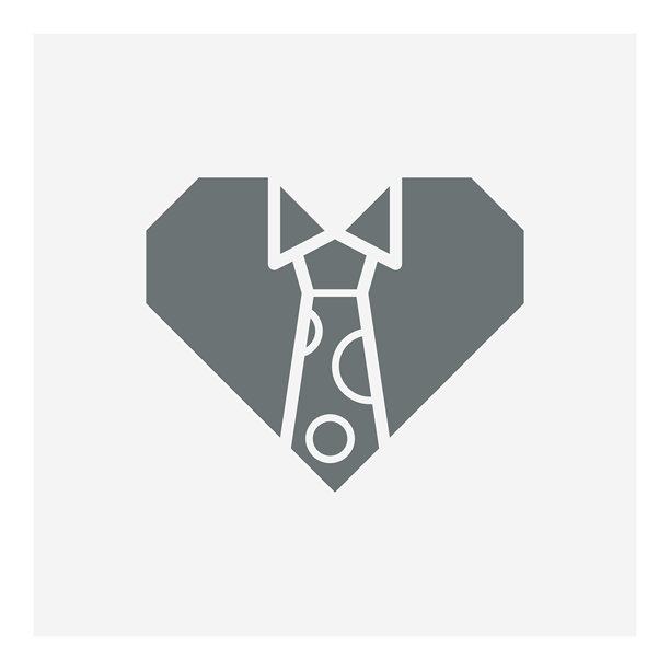 父亲节爱心衬衫图标图片下载