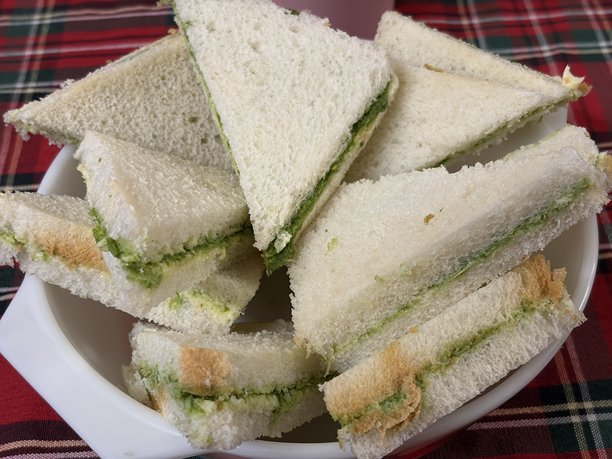 印度酸辣酱三明治的创意照片图片下载