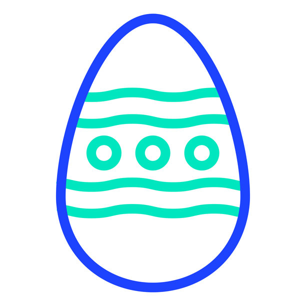 鸡蛋矢量图标设计插画图片下载