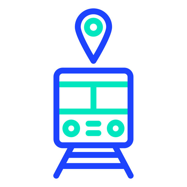 火车站矢量图图标设计插画图片下载