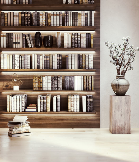 大型豪华现代明亮室内客厅模型插画三维渲染图图片下载