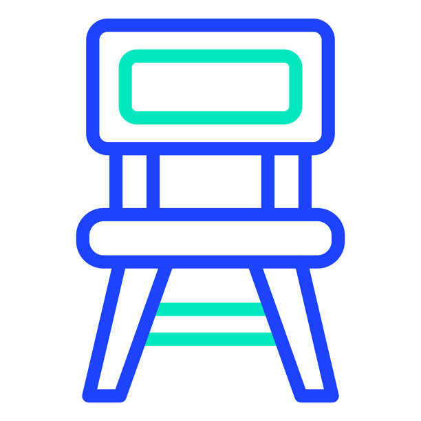 椅子矢量图标设计插画图片下载