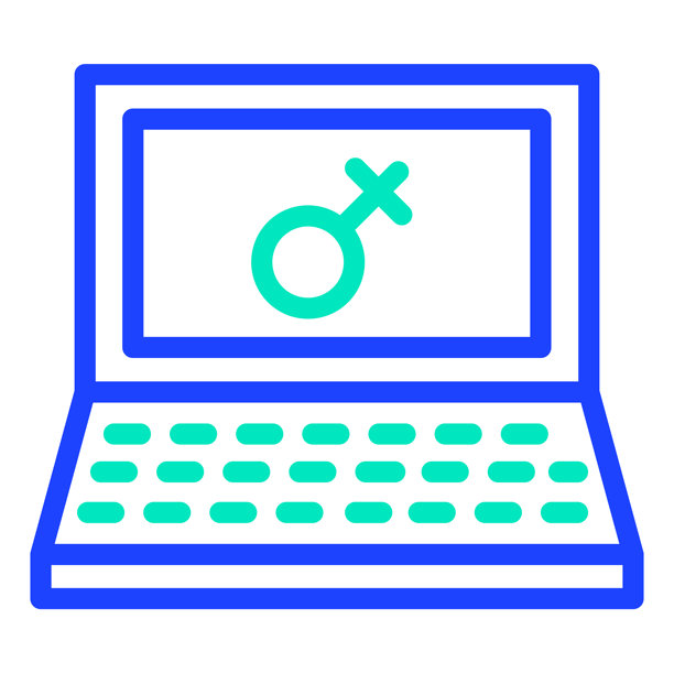 女性矢量图标设计插画图片下载