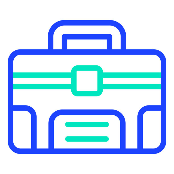 行李箱矢量图标设计插画图片下载