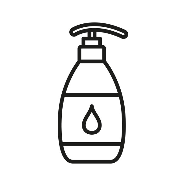 洗发水瓶子图标设计模板图片下载