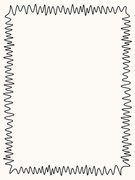 矢量插画。手绘抽象边框集。涂鸦形状。适用于海报、邀请函、礼品卡、传单、优惠券、书籍封面的设计。童趣复古背景集。扁平风格边框图片下载