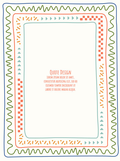 矢量插画。手绘抽象边框集。涂鸦形状。海报、邀请函、礼品卡、传单、优惠券、书籍封面设计。幼稚复古背景集。扁平风格边框图片下载