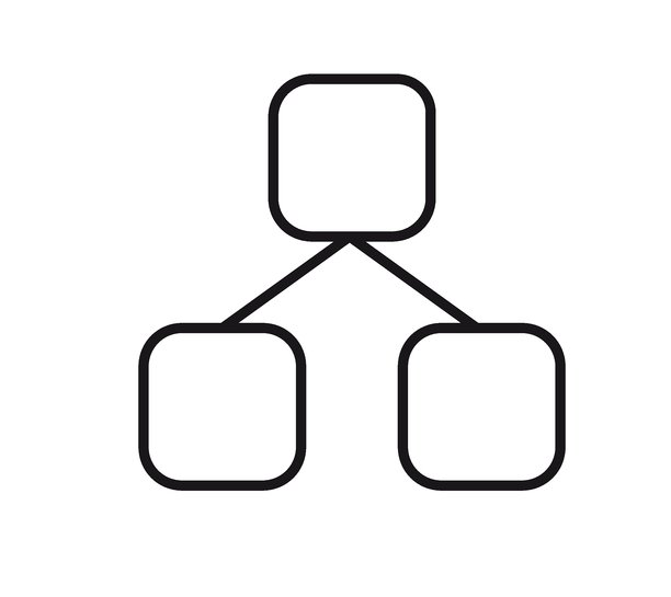 一个空白的数字组合模板。一个简单的图表和图形组织器，用于教授小学数学基础概念，如加减法。图片下载