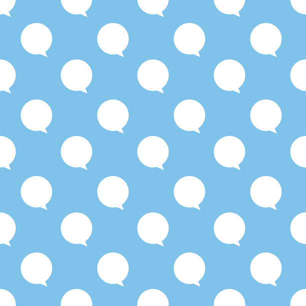 无缝对话气泡图案图片下载