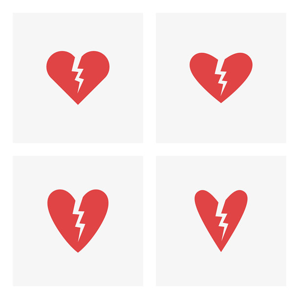 心形图标，爱心概念图片下载