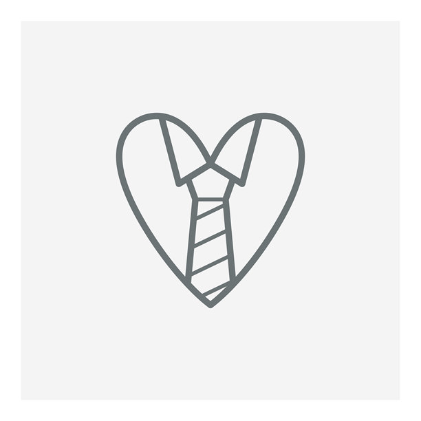 父亲节爱心衬衫图标图片下载