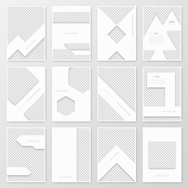 宣传册模板布局，封面设计，商业年度报告，传单，杂志图片下载