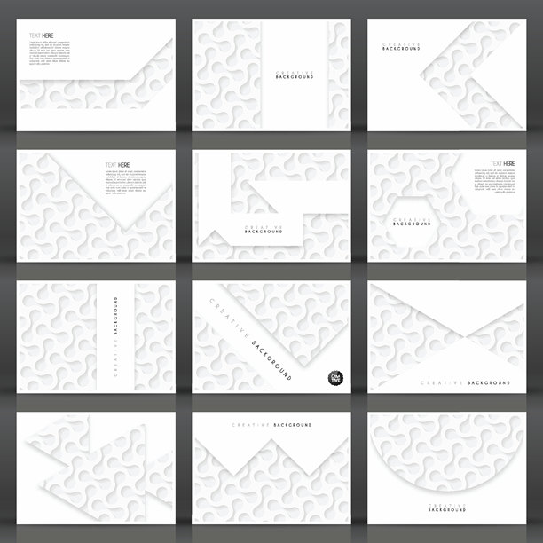 宣传册模板布局，封面设计，商业年度报告，传单，杂志图片下载
