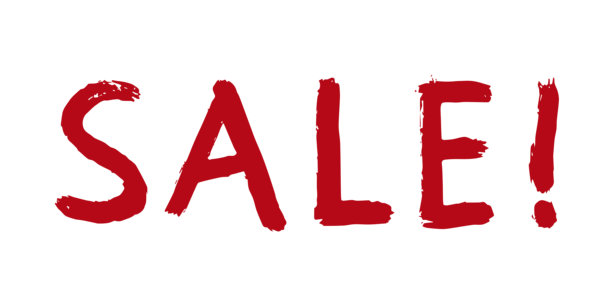 促销字样 手写词 现代毛笔书法 营销广告、印刷品、网络、横幅、海报、传单模板 墨水插画图片下载