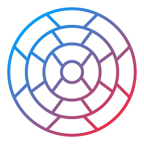 飞镖盘矢量图标图片下载