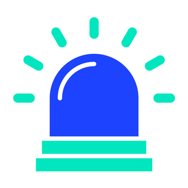 火警警报矢量图标设计插画图片下载