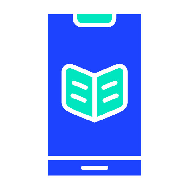 电子书矢量图标设计插画图片下载