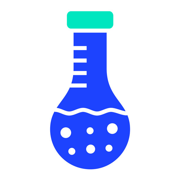 圆形烧瓶矢量图标设计插画图片下载