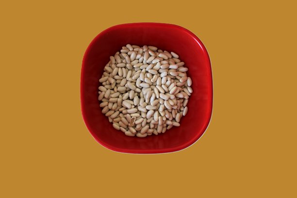 有机干生白芸豆的照片。烹饪、蔬菜、健康饮食、食物准备的概念。图片下载