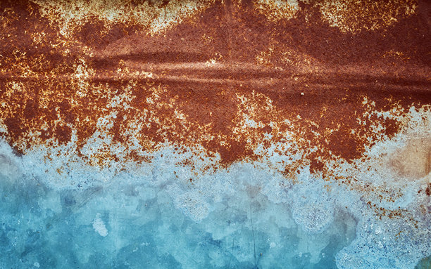 生锈的墙壁的特写照片，抽象背景。图片下载