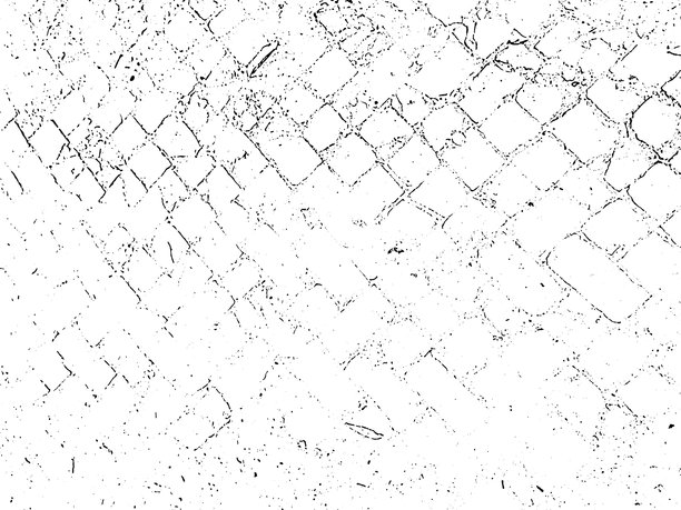 一张黑白砖墙的图片，复古老旧砖墙纹理，带有破损建筑背景，一套不同的砖块纹理图片下载