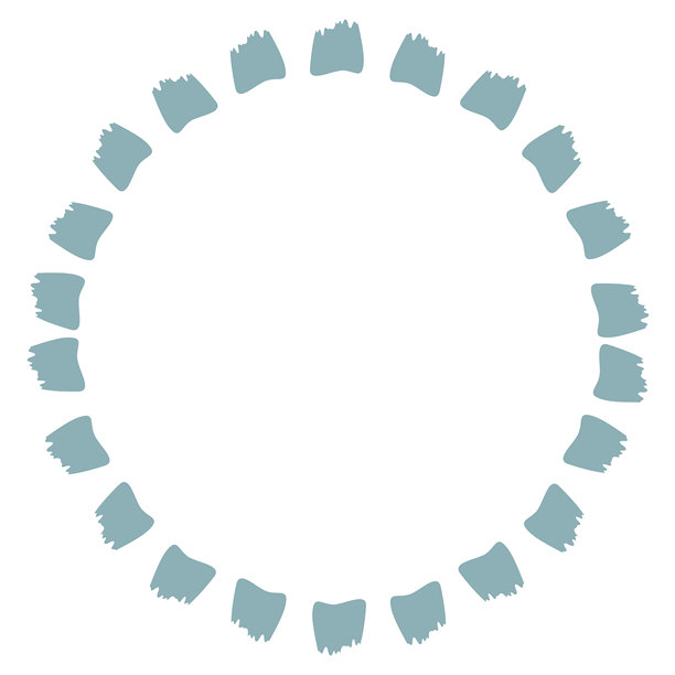 雪山边框。圣诞节庆季空白边框。手绘插画图片下载