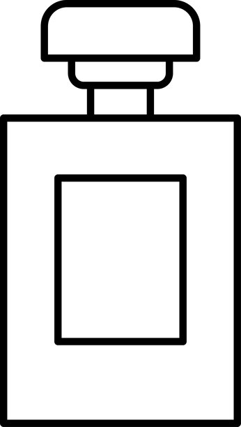 香水笔触轮廓图标集，孤立在白色背景上。香水瓶线条图标。玻璃喷雾瓶，奢华香水样品，化妆品店插画的香水轮廓象形图。图片下载