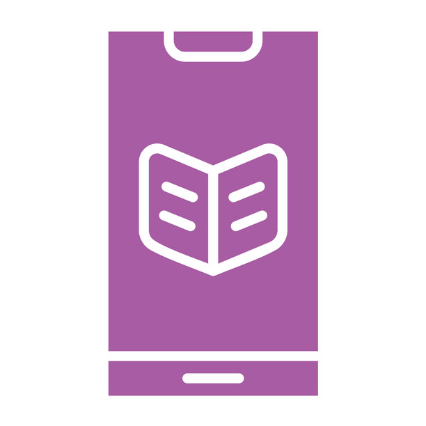 电子书矢量图标设计插画图片下载