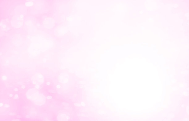 柔和的粉彩淡紫色、薰衣草紫、粉色或浅紫色散焦的散景灯光，闪烁着派对、圣诞节、新年、情人节、生日的节日光芒，模糊的女性化色彩，水平构图，浪漫的爱情主题，庆祝活动的矢量背景衬托图片下载