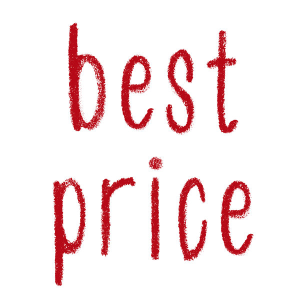 最优价格字母 手写词 现代画笔书法 营销广告、印刷品、网页、横幅、海报、传单的模板 墨水插画图片下载