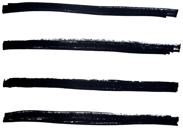 一套黑色手绘马克笔笔触线条图片下载