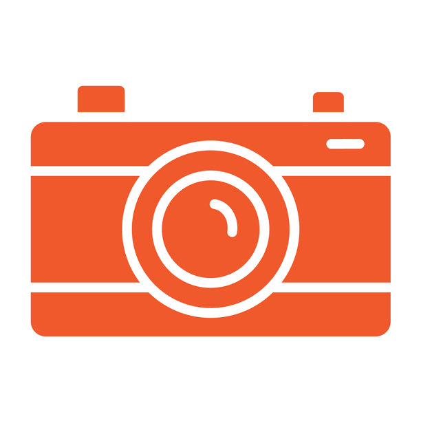 相机矢量图标设计插画图片下载