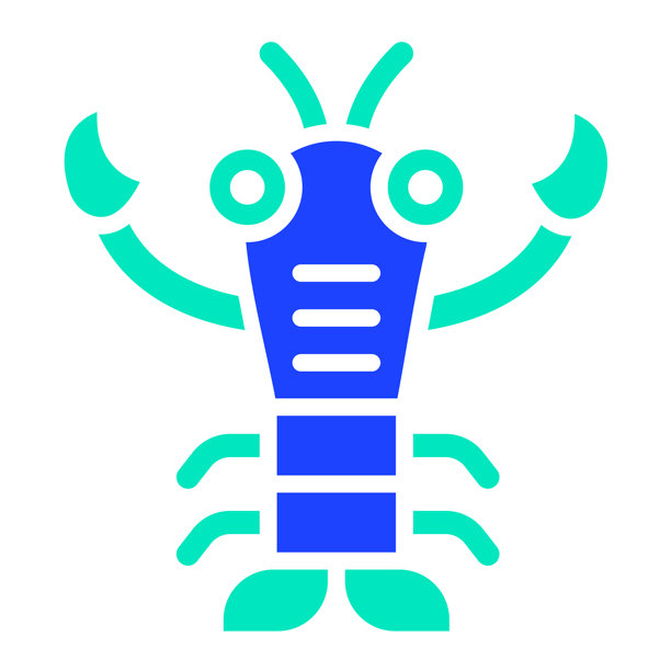 龙虾矢量图标设计插画图片下载