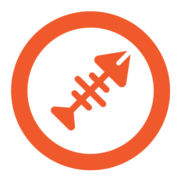 鱼矢量图图标设计插画图片下载