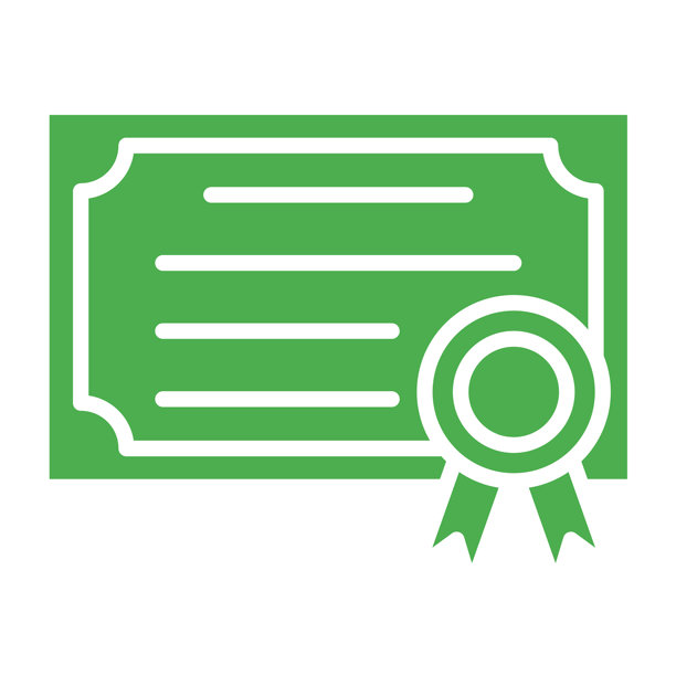 证书矢量图标设计插画图片下载