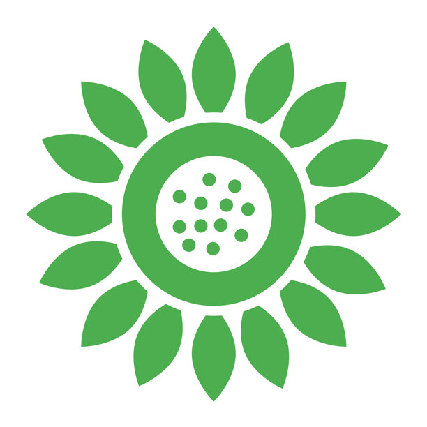 向日葵矢量图标设计插画图片下载