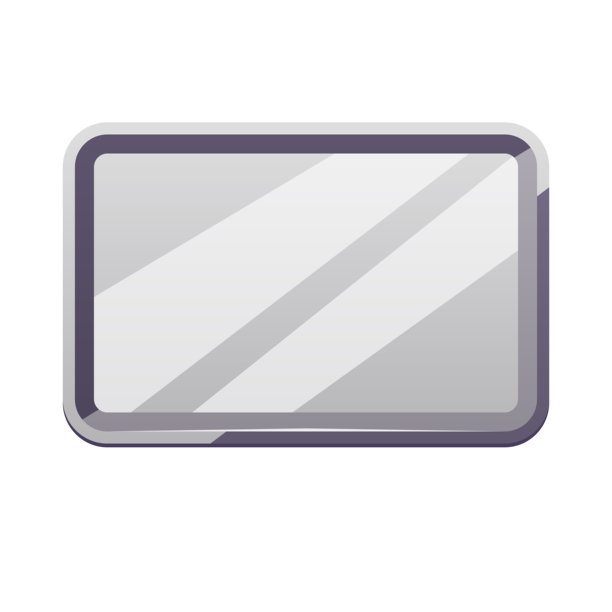 俯视金属托盘矢量图，孤立插画图片下载