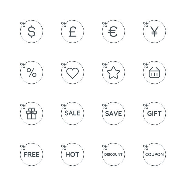 优惠券图标图片下载