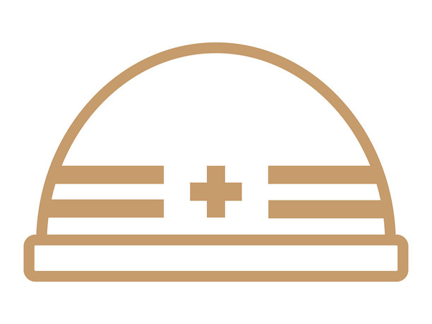 防灾（建筑）安全帽图标插画图片下载