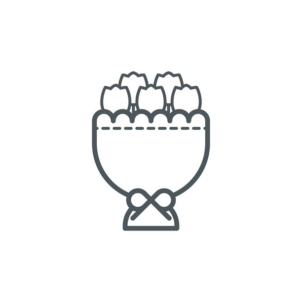 鲜花花束图标图片下载