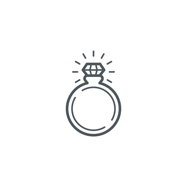 结婚戒指图标图片下载