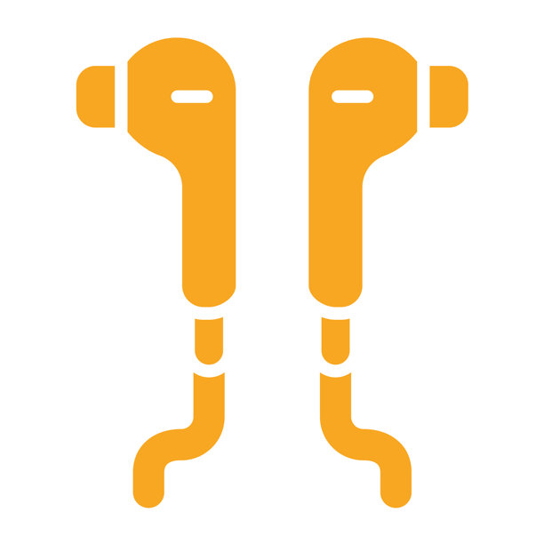 耳机矢量图标设计插画图片下载