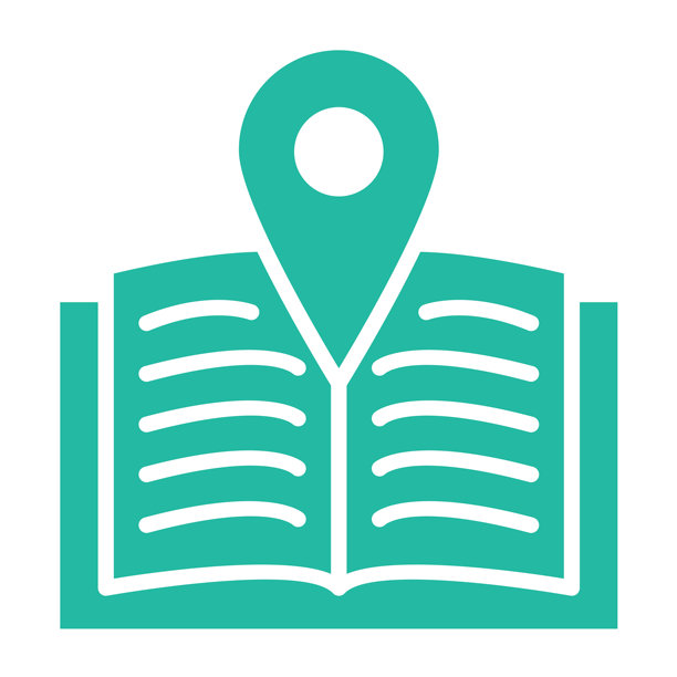 图书馆矢量图标设计插画图片下载